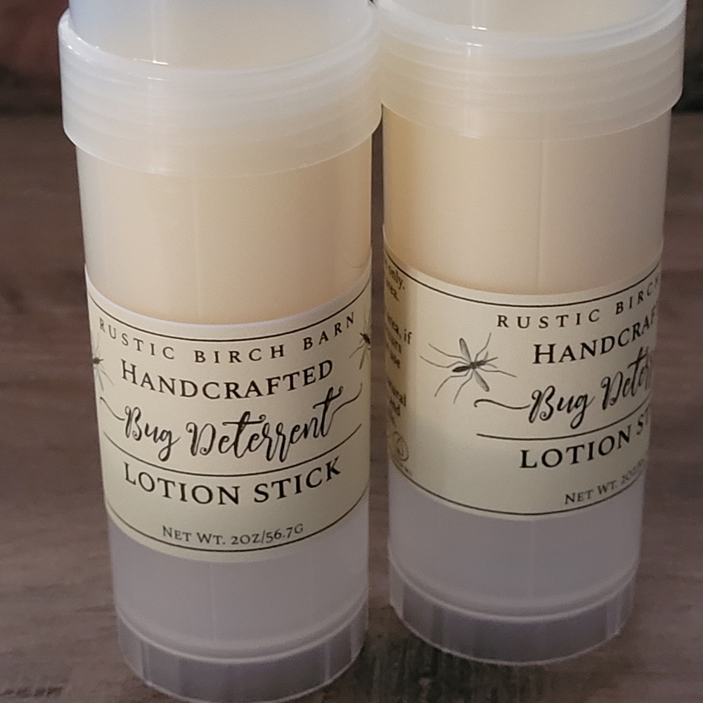 Handcrafted Bug Deterrent Lotion Stick - Solid 2oz
